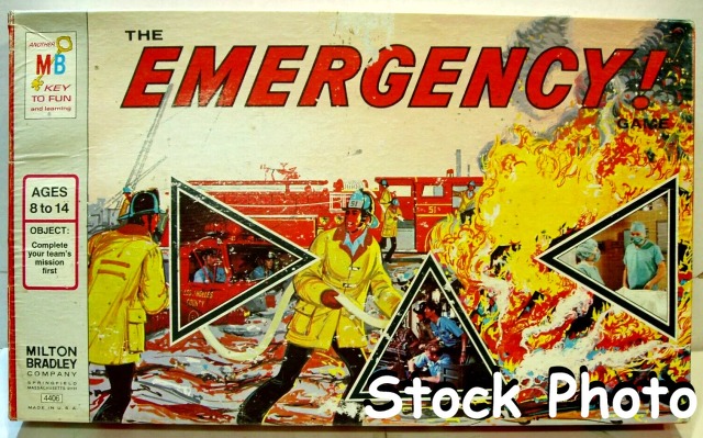 Emergency! Game © 1974 Milton Bradley 4406